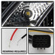 LED Halo Black DRL Projector Headlights <br>10-12 Hyundai Genesis Coupe Genesis