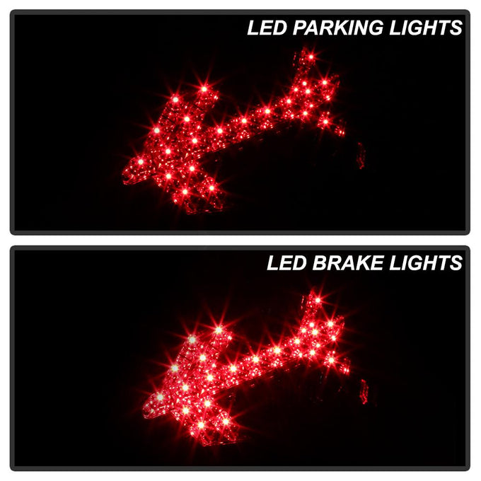 Black LED Tail Lights <br>10-12 Hyundai Genesis Coupe Genesis