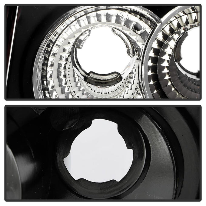 Black LED Tail Lights <br>08-10 Chrysler 300