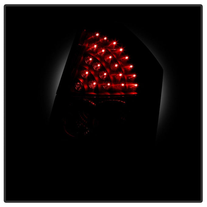 Black LED Tail Lights <br>08-10 Chrysler 300
