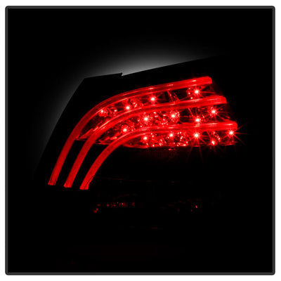 Black LED Tail Lights <br>07-09 Toyota Yaris