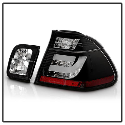 Black LED Tail Lights <br>99-01 BMW 3-Series