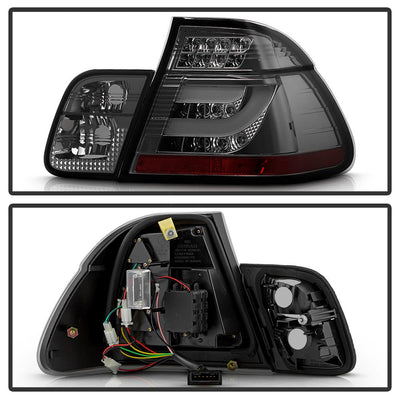 Smoke LED Tail Lights <br>99-01 BMW 3-Series