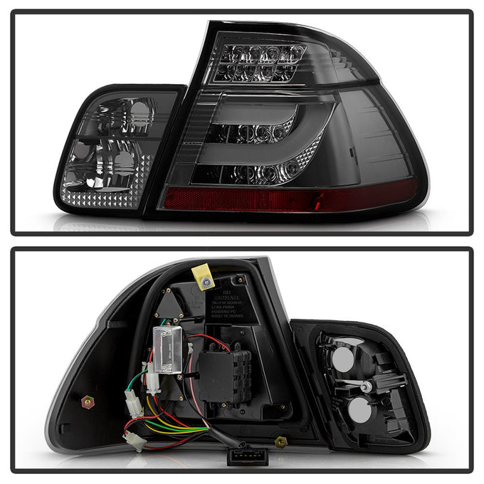 Smoke LED Tail Lights <br>99-01 BMW 3-Series