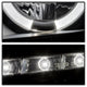 LED Halo Black DRL Projector Headlights <br>11-14 Chevrolet Cruze