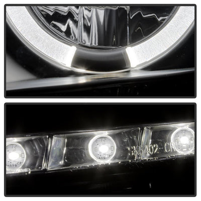 LED Halo Black DRL Projector Headlights <br>11-14 Chevrolet Cruze