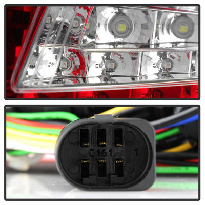 Red Clear LED Tail Lights <br>05-08 Porsche 911