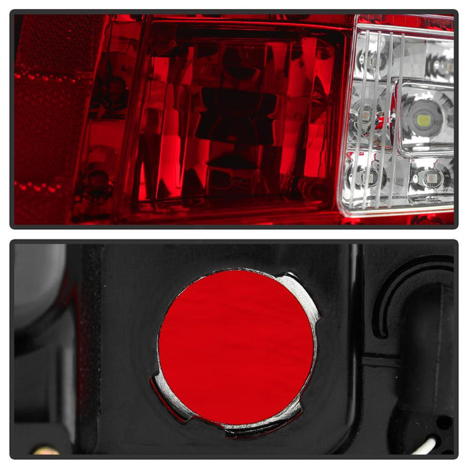 Red Clear LED Tail Lights <br>05-08 Porsche 911