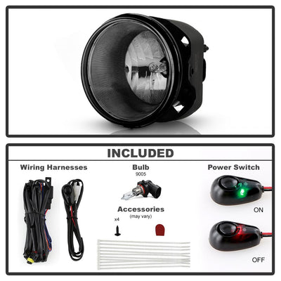 Smoke OEM Fog Lights w/Switch <br>05-08 Chrysler 300