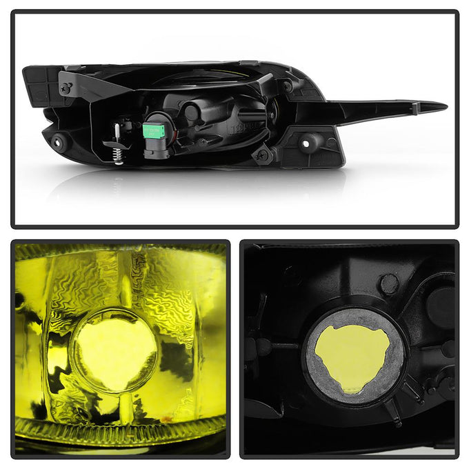 Yellow OEM Fog Lights W/Switch <br>09-11 Honda Civic