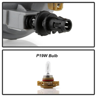 Smoke Fog Lights wo/switch <br>07-14 Chevy Avalanche Suburban 1500 2500