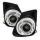 Clear Halo Projector Fog Lights w/Switch <br>11-13 Toyota Corolla