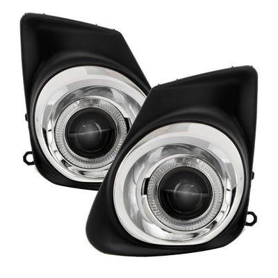 Clear Halo Projector Fog Lights w/Switch <br>11-13 Toyota Corolla