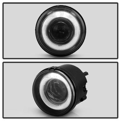 Smoke Halo Projector Fog Lights w/Switch <br>04-08 Chrysler Pacifica 05-07 Dodge Caravan 06-10 Charger