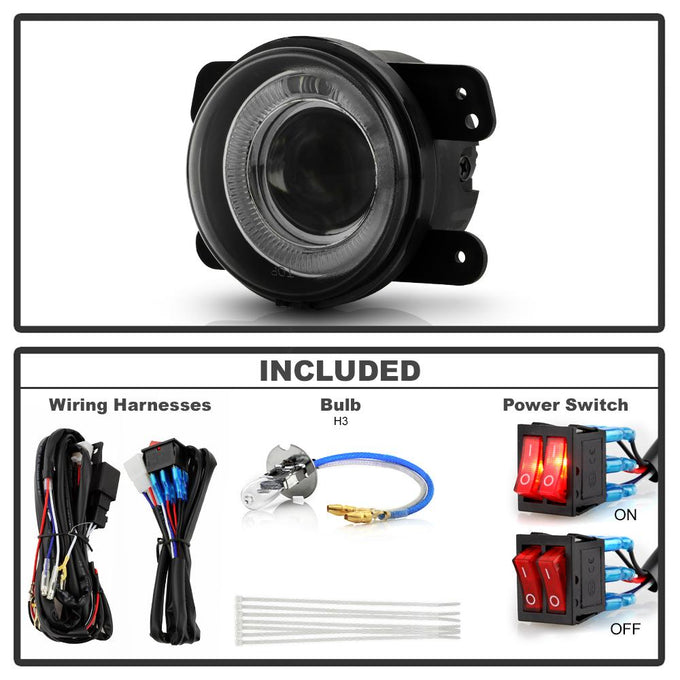 Smoke Projector Fog Lights w/Switch <br>05-08 Dodge Magnum 05-10 Chrysler 300 06-09 PT Cruiser