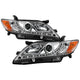 DRL Chrome Projector Headlights <br>07-09 Toyota Camry