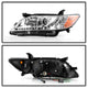 DRL Chrome Projector Headlights <br>07-09 Toyota Camry