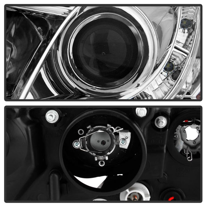 DRL Chrome Projector Headlights <br>07-09 Toyota Camry