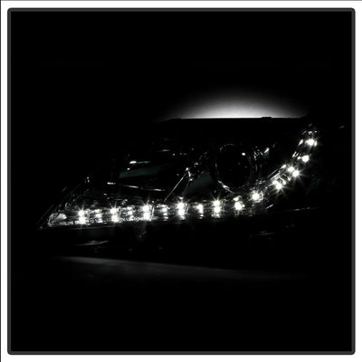 DRL Chrome Projector Headlights <br>07-09 Toyota Camry
