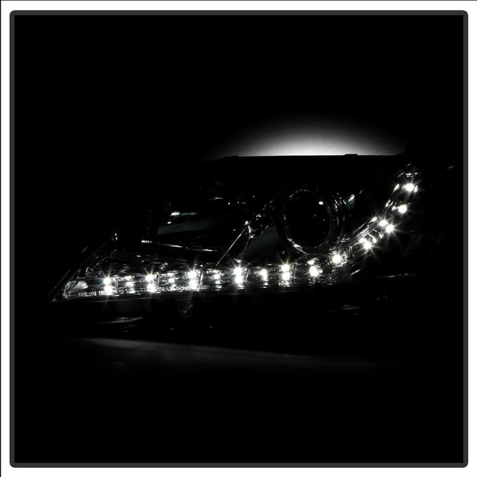DRL Chrome Projector Headlights <br>07-09 Toyota Camry