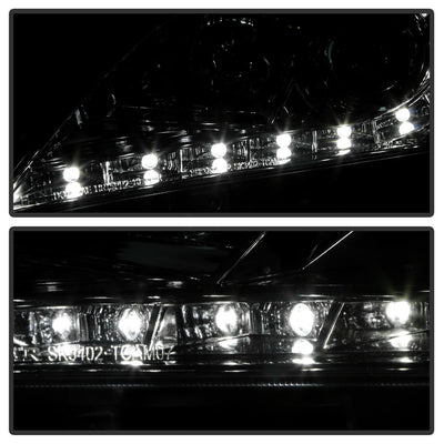 DRL Chrome Projector Headlights <br>07-09 Toyota Camry
