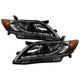 DRL Black Projector Headlights <br>07-09 Toyota Camry