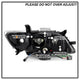 DRL Black Projector Headlights <br>07-09 Toyota Camry