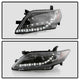 DRL Black Projector Headlights <br>07-09 Toyota Camry