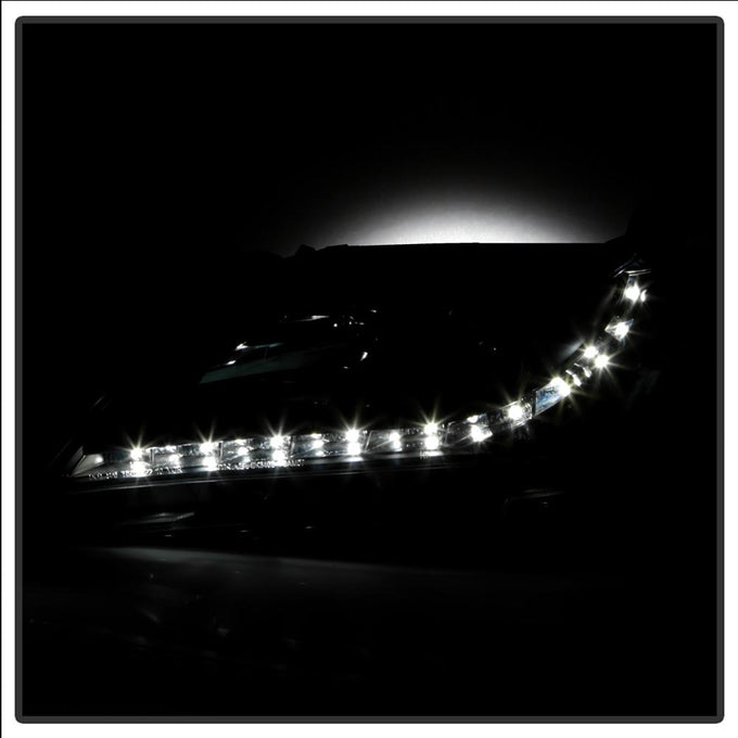 DRL Black Projector Headlights <br>07-09 Toyota Camry