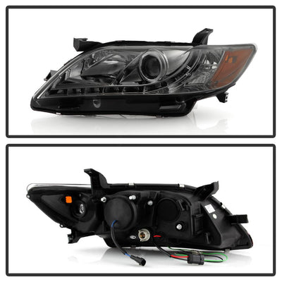 DRL Smoke Projector Headlights <br>07-09 Toyota Camry