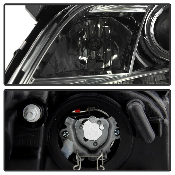 DRL Smoke Projector Headlights <br>07-09 Toyota Camry