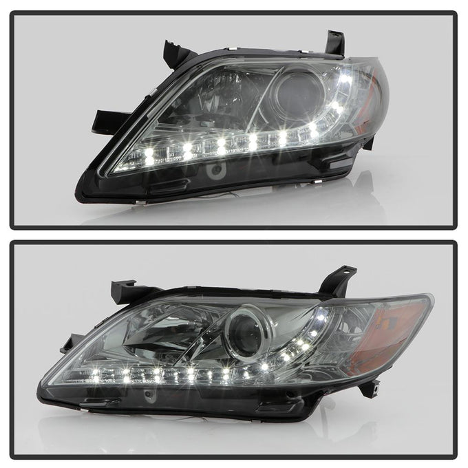 DRL Smoke Projector Headlights <br>07-09 Toyota Camry
