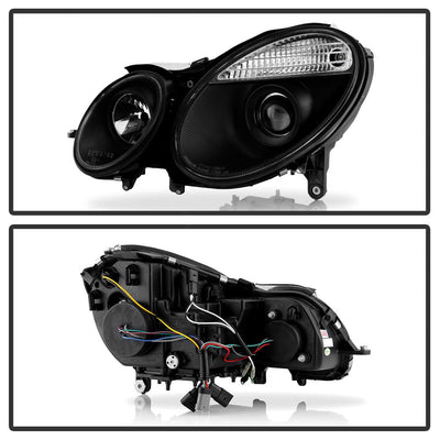 Black Projector Headlights <br>03-06 Mercedes-Benz E320 E500 E55 AMG 2006 E350