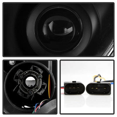 Black Projector Headlights <br>03-06 Mercedes-Benz E320 E500 E55 AMG 2006 E350