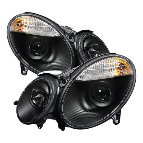 Black Projector Headlights <br>07-09 Mercedes-Benz E63 AMG E350 E550 E320 E280 E500 08-09 E300