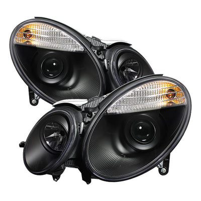 Black Projector Headlights <br>07-09 Mercedes-Benz E63 AMG E350 E550 E320 E280 E500 08-09 E300