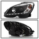 DRL Black Projector Headlights <br>08-11 Mercedes-Benz C63 AMG C300 C350, 08-09 C230 C280