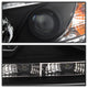 DRL Black Projector Headlights <br>08-11 Mercedes-Benz C63 AMG C300 C350, 08-09 C230 C280