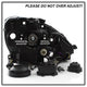 DRL Black Projector Headlights <br>08-11 Mercedes-Benz C63 AMG C300 C350, 08-09 C230 C280