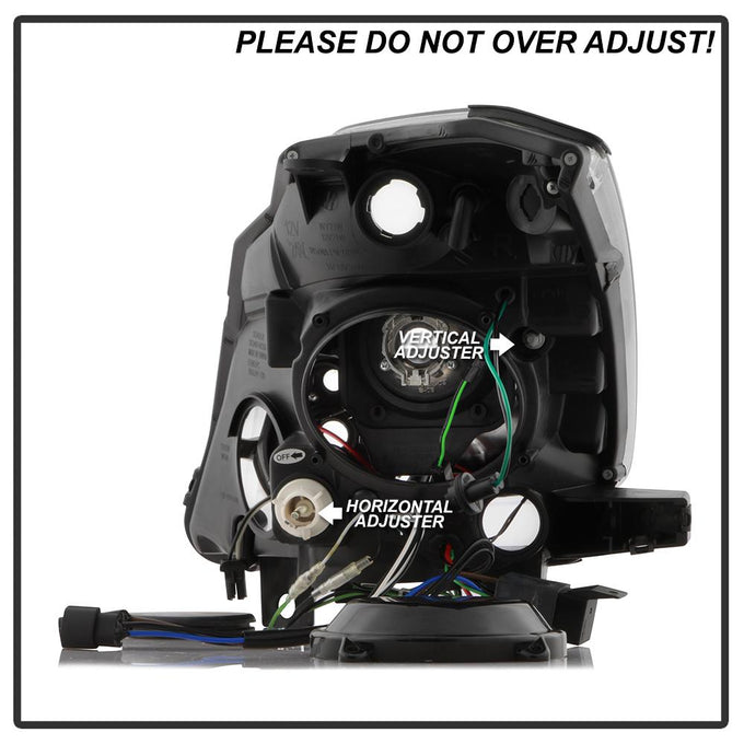 DRL Black Projector Headlights <br>06-08 Nissan 350Z