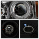 LED Halo Chrome Projector Headlights 1PC <br>02-05 BMW 325i 325xi 330i 330xi 320i