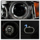 LED Halo Smoke Projector Headlights 1PC <br>02-05 BMW 325i 325xi 330i 330xi 320i