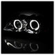 LED Halo Smoke Projector Headlights 1PC <br>02-05 BMW 325i 325xi 330i 330xi 320i