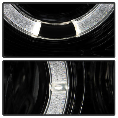 LED Halo Smoke Projector Headlights 1PC <br>02-05 BMW 325i 325xi 330i 330xi 320i