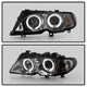 LED Halo Smoke Projector Headlights 1PC <br>02-05 BMW 325i 325xi 330i 330xi 320i