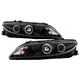 LED Halo Black DRL Projector Headlights <br>03-05 Mazda 6