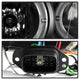 LED Halo Black DRL Projector Headlights <br>03-05 Mazda 6