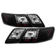 Black LED Tail Lights <br>07-09 Toyota Camry
