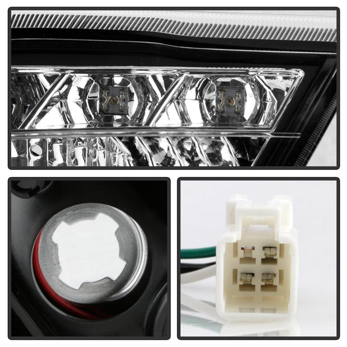 Black LED Tail Lights <br>07-09 Toyota Camry