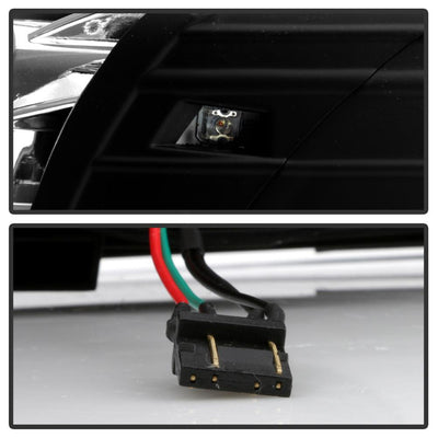 Black LED Tail Lights <br>07-09 Toyota Camry